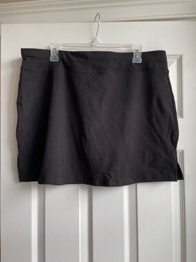 Athletic Works Black Activewear Skirt XL